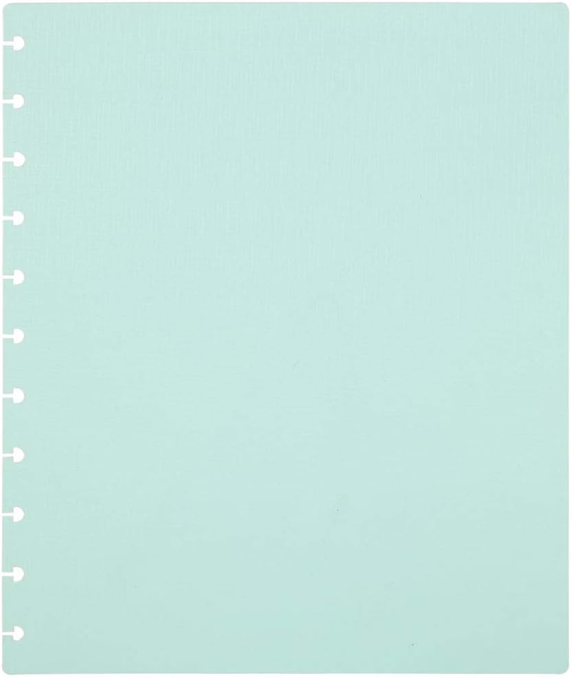 Talia Discbound Notebooks, Planner, Customizable, (Summer Blue w/Summer Blue Discs, Letter (8.5in x 11in))