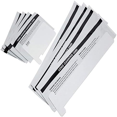 Repair Cleaning Kits for ZXP Series 1 and 3 ID Card Printer - Pack of 4 Short and 4 Long T Cards
