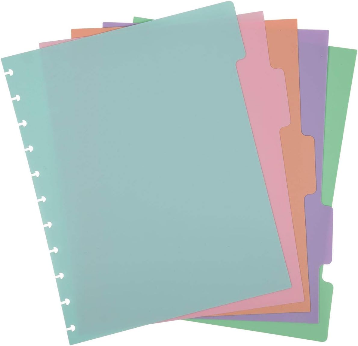 Talia Discbound Notebooks, Planner, Customizable, (Lavender w/Lavender Discs, Letter (8.5in x 11in))