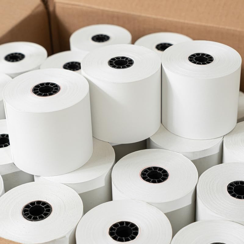 2 5/16” x 400’ Thermal, 2 Rolls, Compatible with Pay At The Pump Printers, Wayne Gas Pumps, Axiohm TPSK Kiosk Printers, Ithaca Peripherals iTherm 280, and More