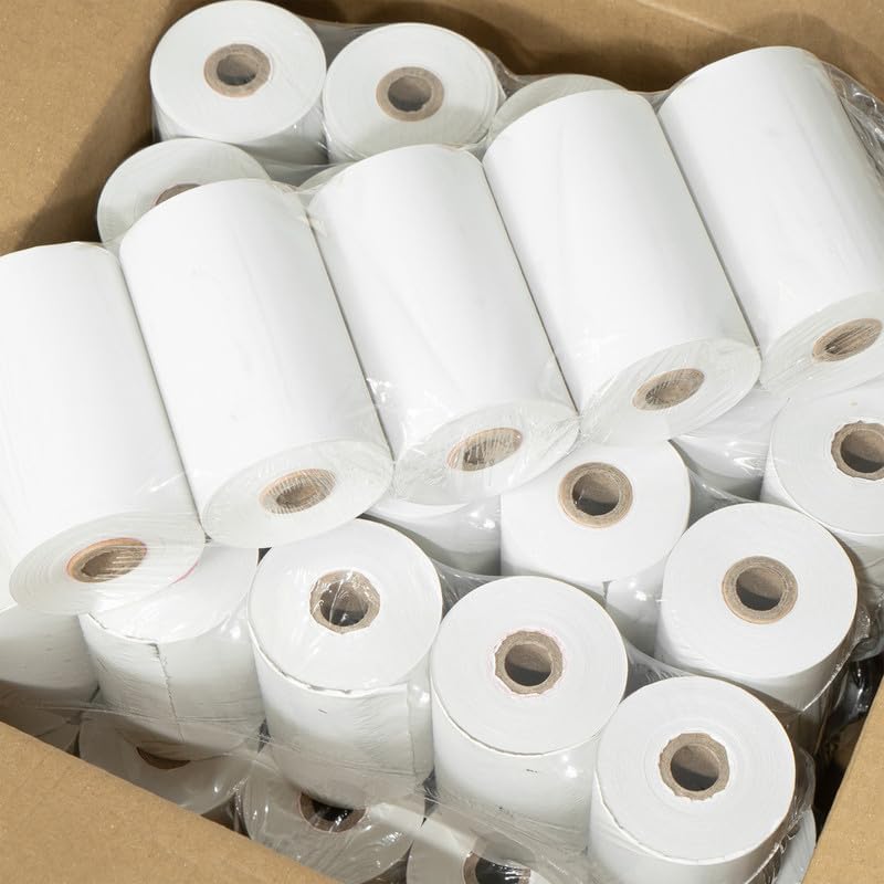 3-1/8"" x119' Thermal, 50 Rolls, Compatible with Epson TM-T88 T-20 T-90 SRP-350 370 SCP700 TSP100 TSP300 TSP400 TSP500, and More
