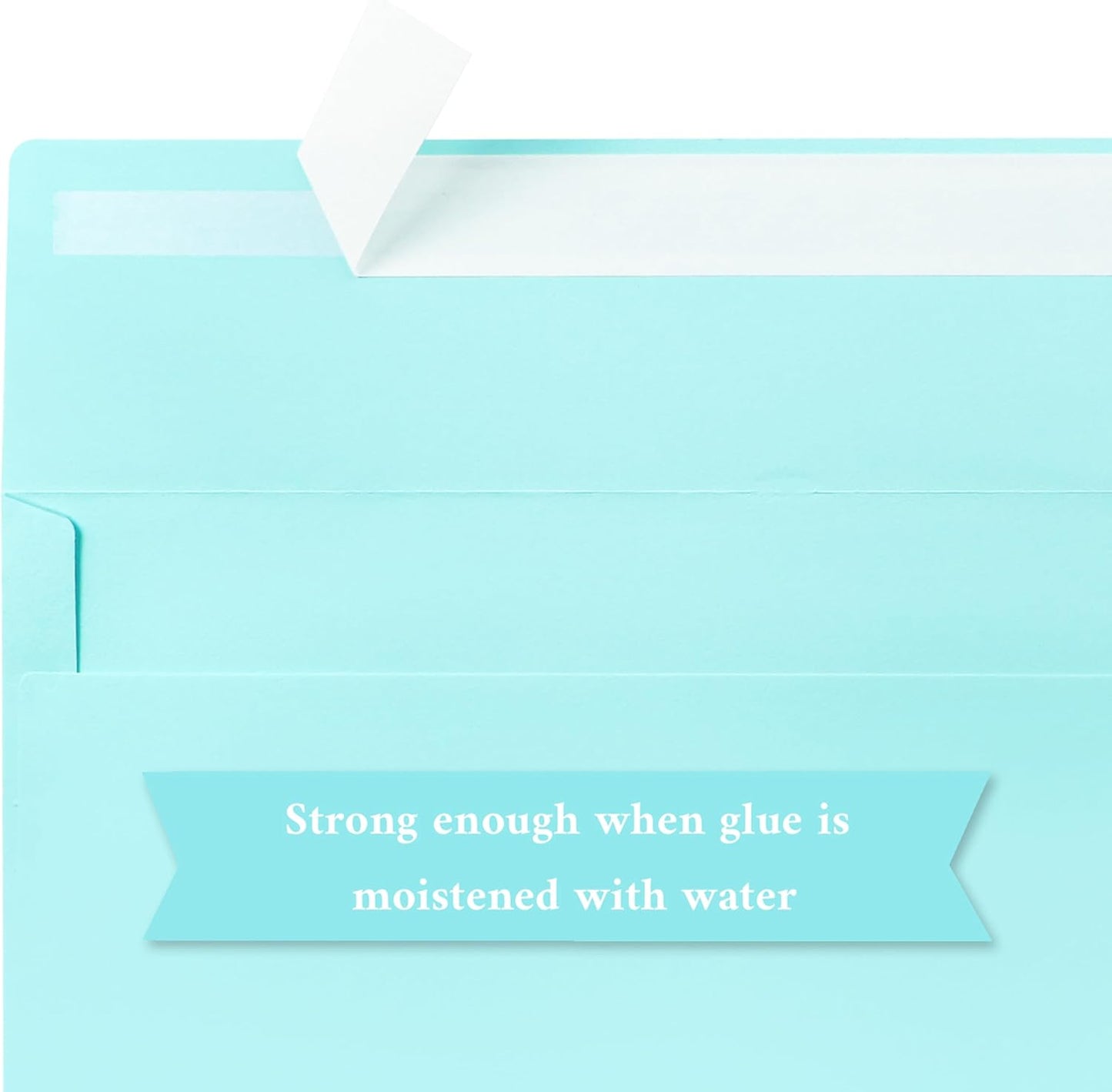 200 Pack #10 Business Envelopes, Light Blue Standard Envelopes Self Seal, Letter Size Business Mailing Envelopes for Checks Letters Invoices Statements Birthday Graduation Wedding, 4 1/8 x 9 1/2 Inch
