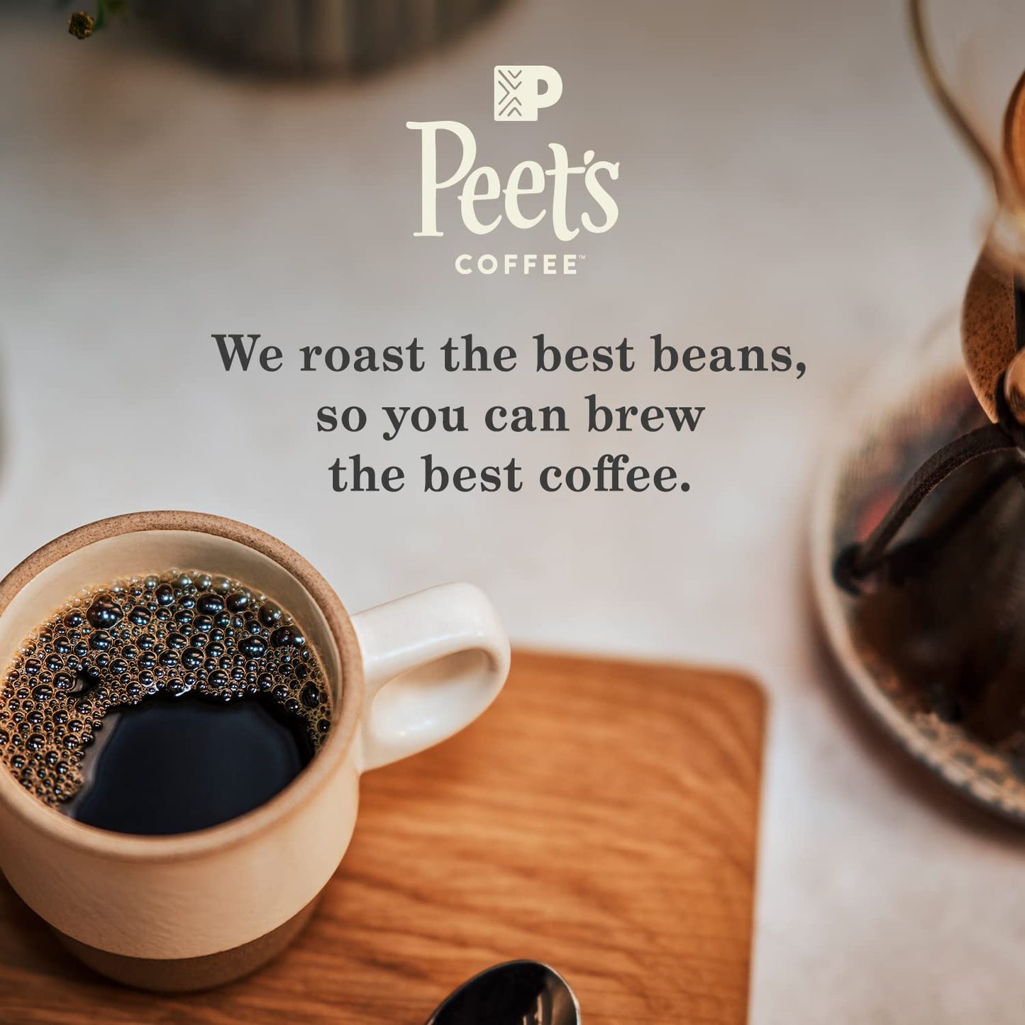 Peet's Coffee, Medium Roast Keurig K-Cup Pods - Café Domingo 32 Count (1 Box of 32 K-Cup Pods)