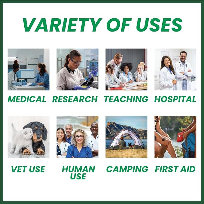 AHS Sterile Skin Stapler, 35 Wide Preloaded Staples, Vet and Medical First Aid - Image 5