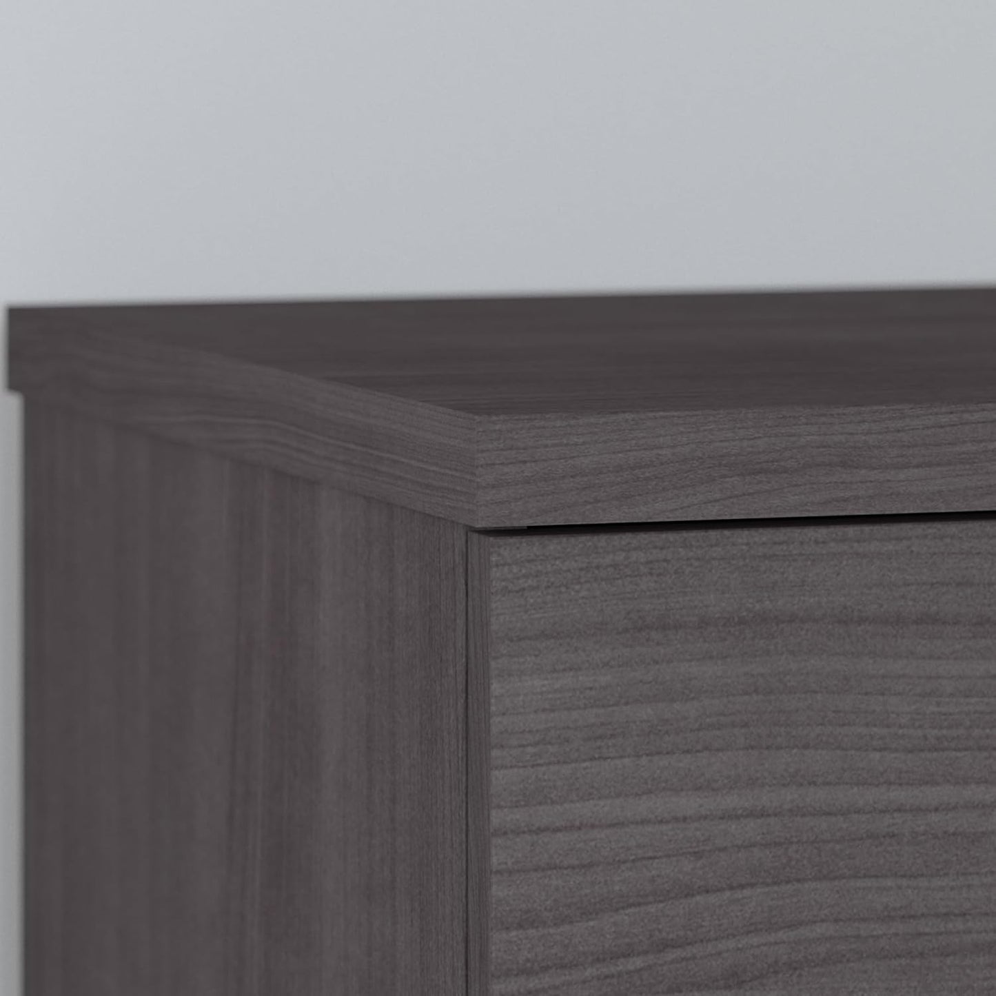 Bush Furniture 2 Drawer Lateral File Cabinet, Letter and Legal-Size Document Storage for Home or Professional Office, Somerset Collection, Storm Gray