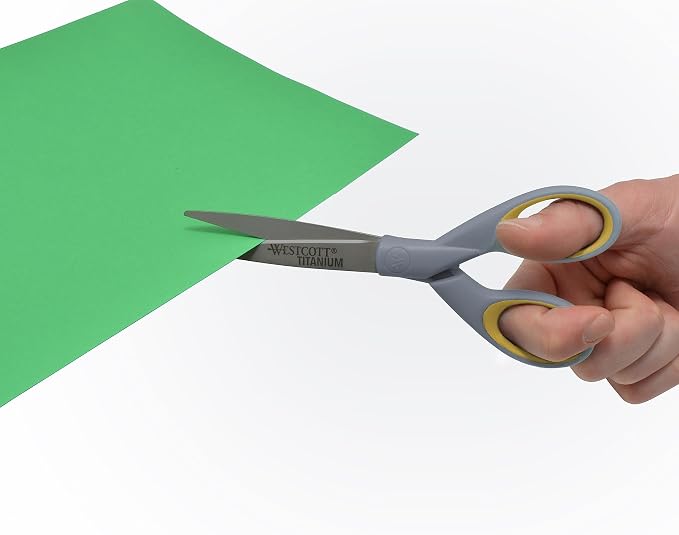 Westcott 13824 7” & 5” Pointed Titanium-Bonded Crafting Scissors - Image 10
