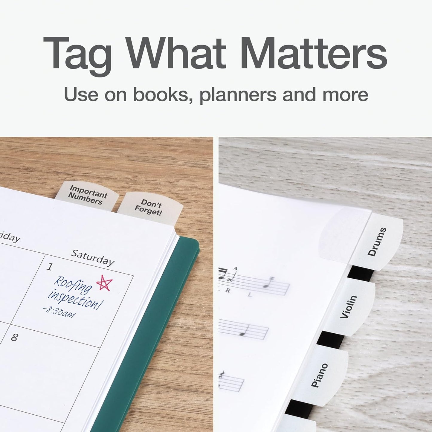 Redi-Tag Copier/Laser/Inkjet Index Dividers (RTG33117),White