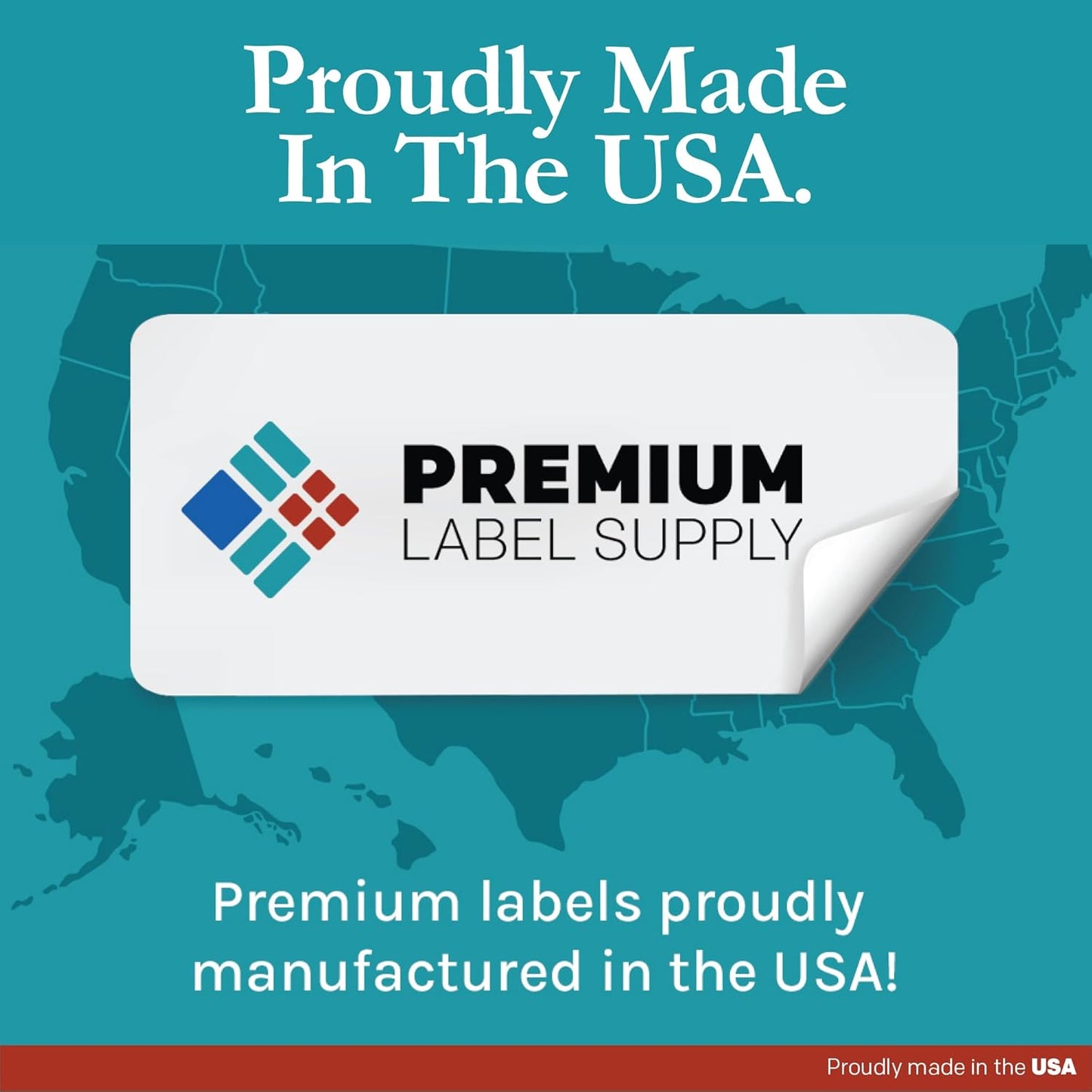 Premium Label Supply Waterproof White Return Address Sticker Labels – 1.75" x 0.5" – Laser Printers Only – (80 per Sheet), 25 Sheets - 2,000 Total Adhesive Labels