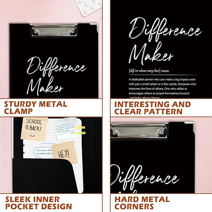 Lacama Difference Maker Gift Thank You Gifts,Clipboard - Image 7