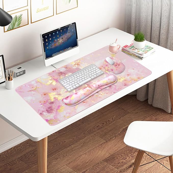 4-in-1 Gaming Mouse Pad Wrist Support Set,Desk Pad + Mouse Pad - Image 6