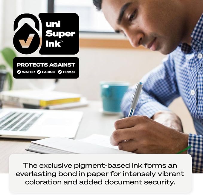 uniball Vision Rollerball Pen, Micro Point - Image 6