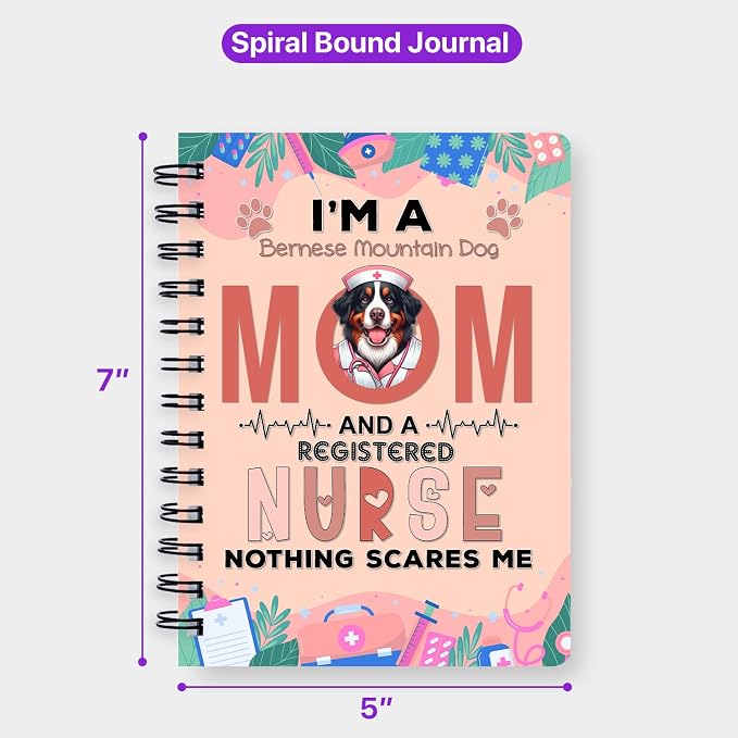 Ninety3POD I'm a Bernese Mountain Dog Mom and a Registered Nurse Nothing Scares - Image 5