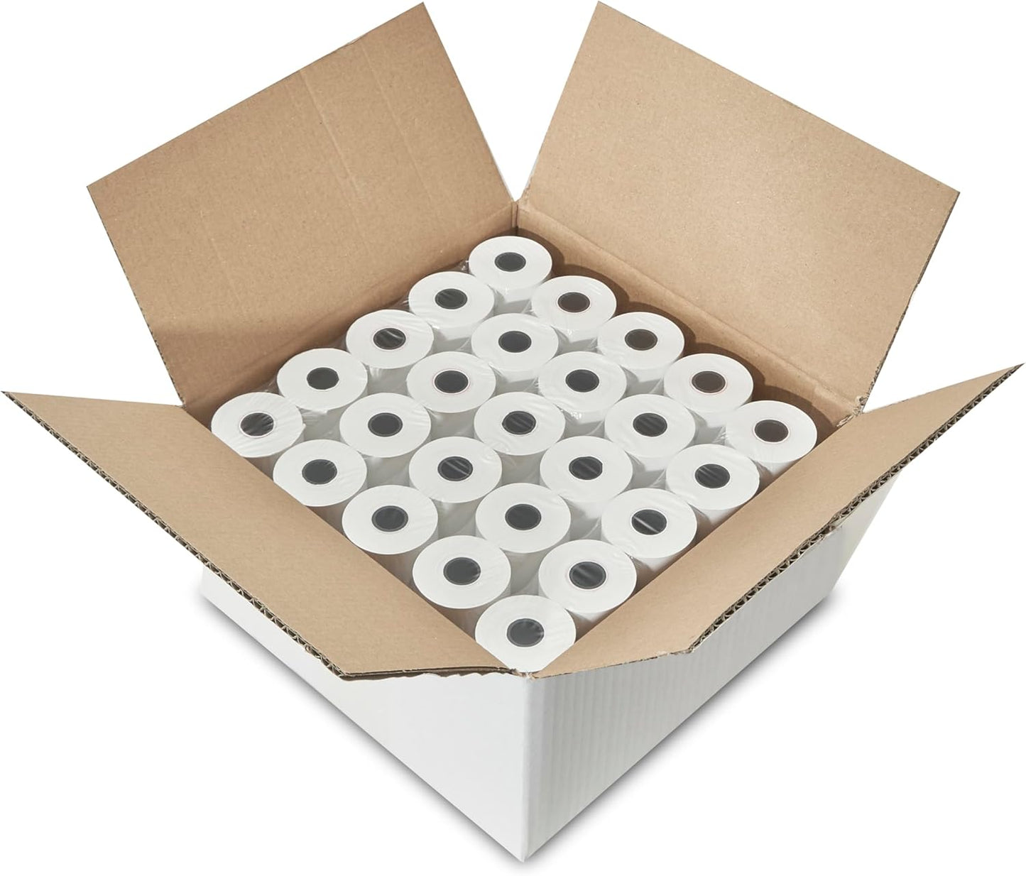 2-1/4" x 50' Thermal, 30 Rolls, Compatible with Verifone Vx520, Ingenico ICT220 ICT250, First Data FD400, Veeder Root TLS350, and More