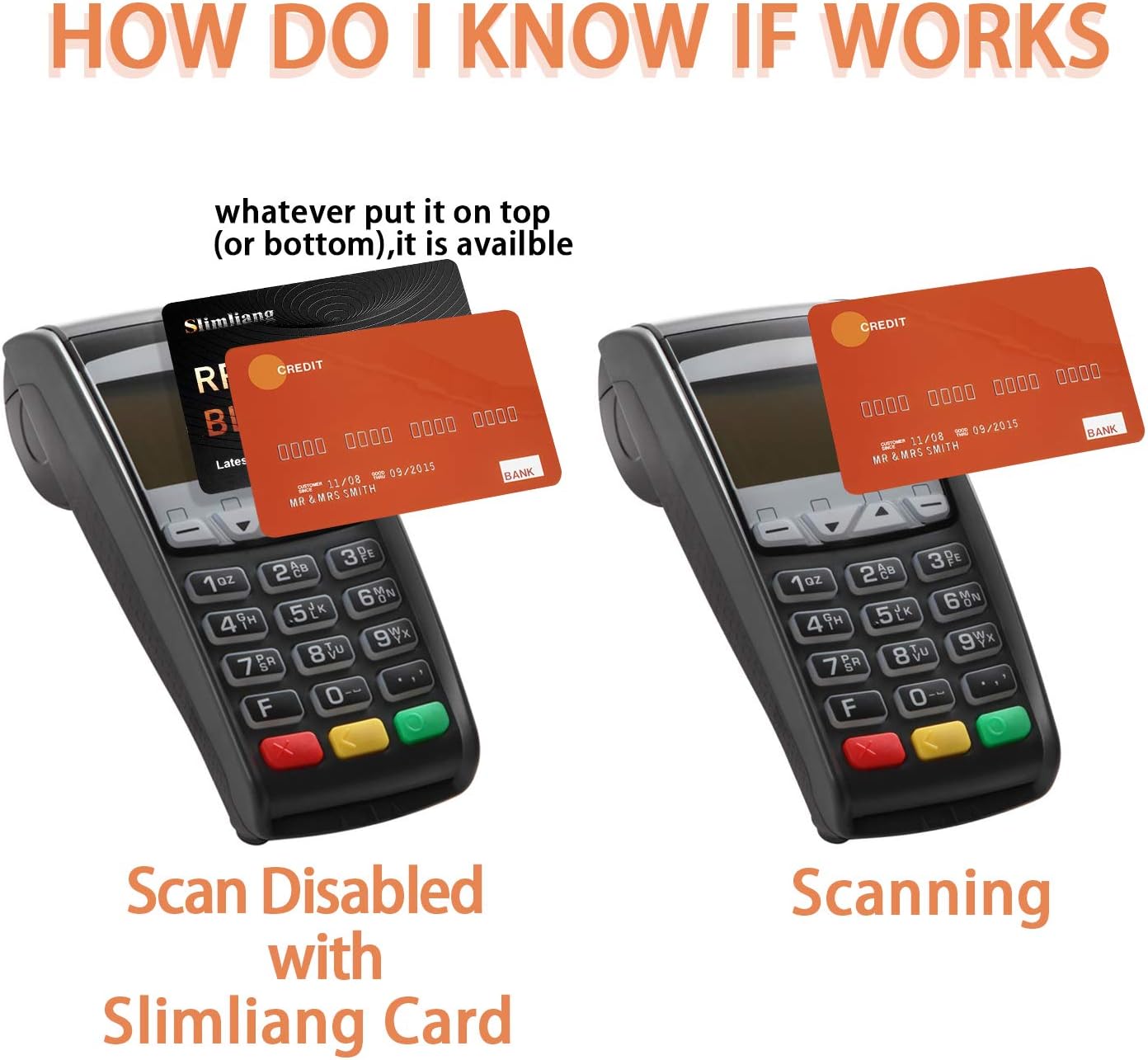 4 Pack RFID Blocking Card, Smart Slim Design Perfectly fits in Wallet/Purse