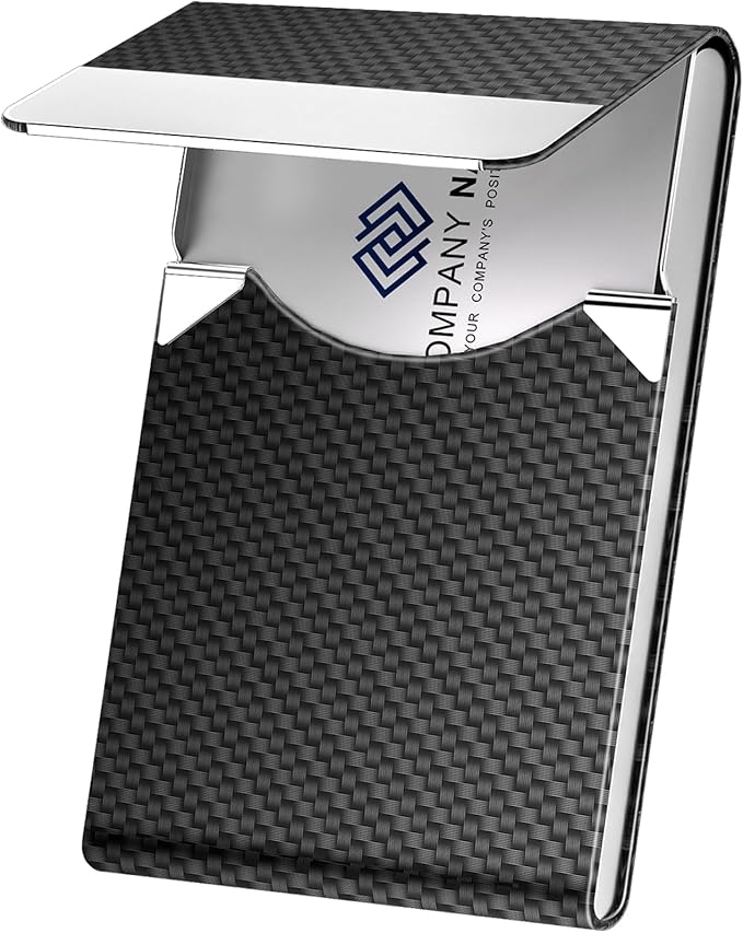 Business Card Holder, Metal Slim Business Card Case, Pocket Card Holder - Image 9