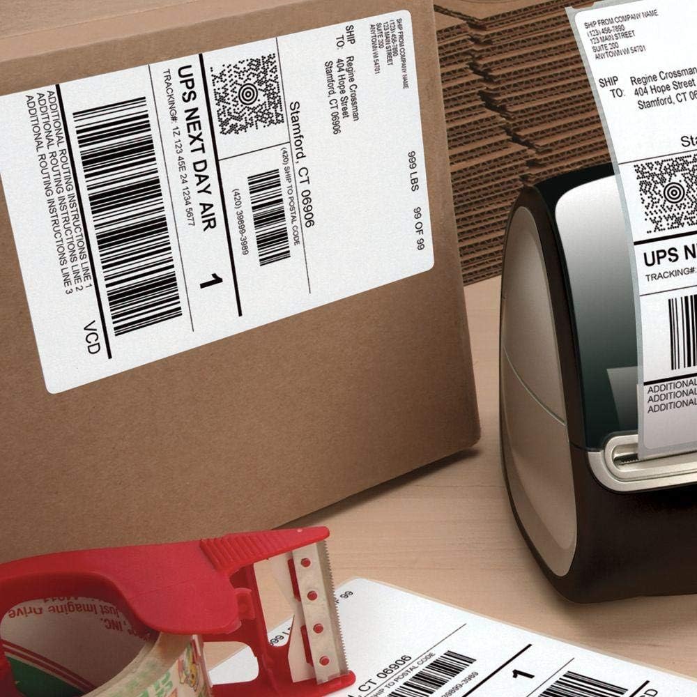 12 Rolls 4XL Labels 4" x 6" Address Shipping Labels 1744907 Compatible for 4XL LabelWriter, 220 Labels/Roll