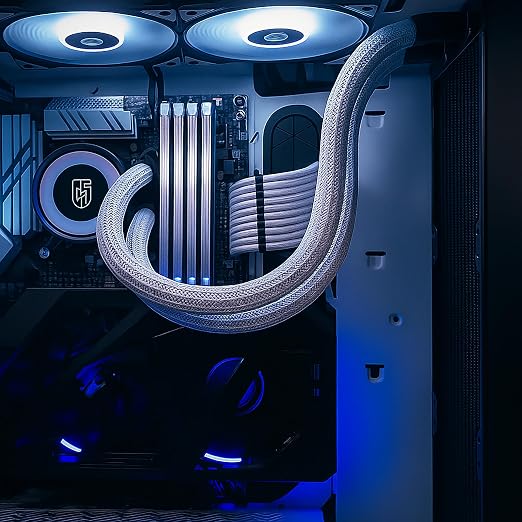 Electriduct 3/8" Hook Self Closing Sleeve Braid Wrap Around Sleeving Flame - Image 4