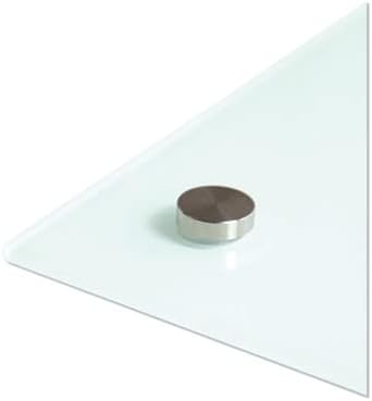 U Brands Magnetic Glass Dry Erase Board, Office Supplies, White, with Eraser, Markers, Magnet, 18” Tray, 4mm, 36" x 48"