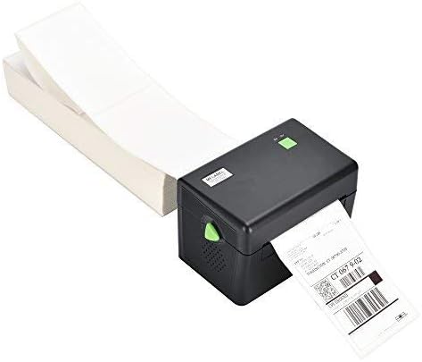 MFLABEL® 16 Stacks Fanfold 4" x 6" Direct Thermal Labels White Perforated Shipping Label (2,000 Labels per Stack) (16 Stacks)