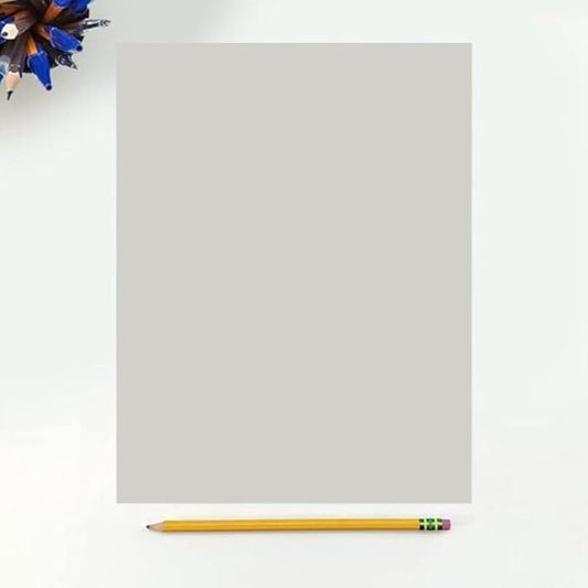 Colored Copy Paper, 20 LB (75 GSM) 8.5 X 11, 500 Sheets (Grey)
