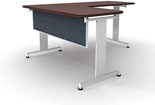 OBEX Acoustic Table Mounted Modesty Desk Privacy & Sound Absorbing Panel for Office Cubicles, 18" x 66", Twilight