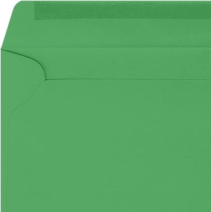 LUXPaper 9 x 12 Booklet Envelopes | Holiday Green | 80lb. Text | 250 Qty - Image 3