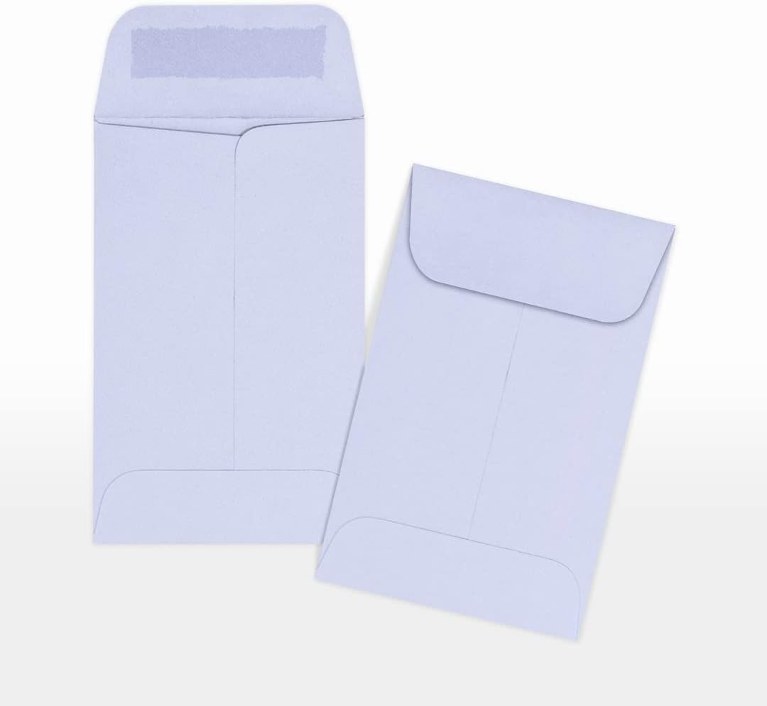 LUXPaper #1 Coin Envelopes | 2 1/4" x 3 1/2" | Lilac Purple | 80lb. Text | 1,000 Qty