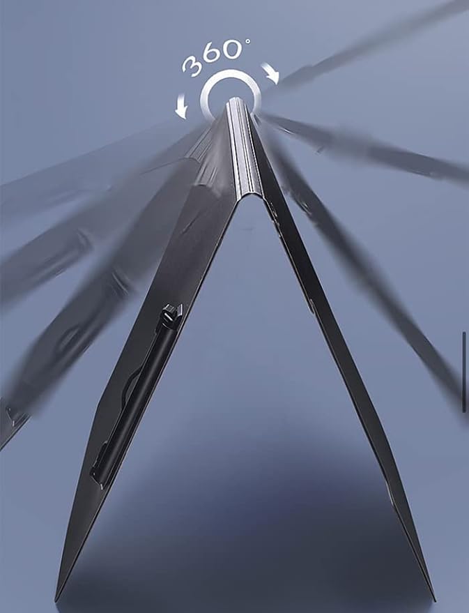 Black Clipboard Folder, A4 Clipboard Horizontal and Vertical Metal Clips | 2 - Image 3