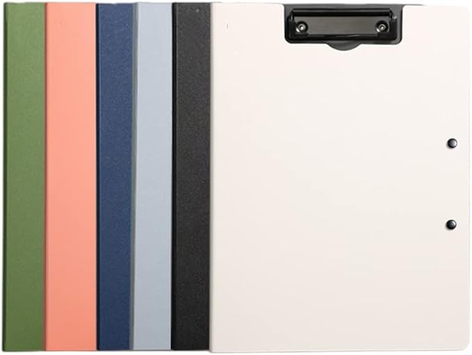 Black Clipboard Folder, A4 Clipboard Horizontal and Vertical Metal Clips | 2 - Image 8
