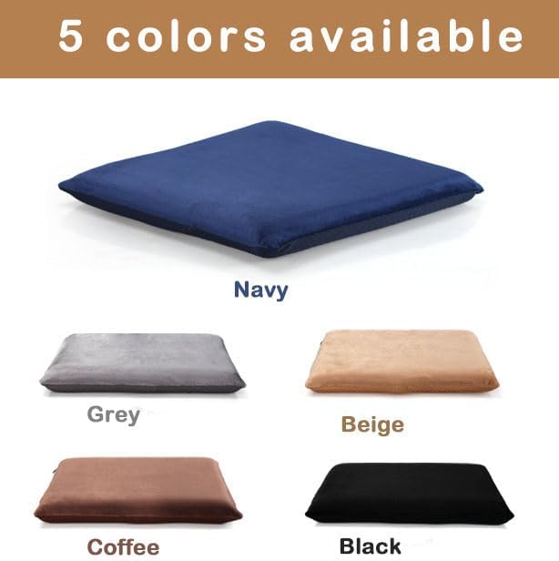 Augld Square Chair Seat Cushion Memory Foam Chair Cushion - Image 5