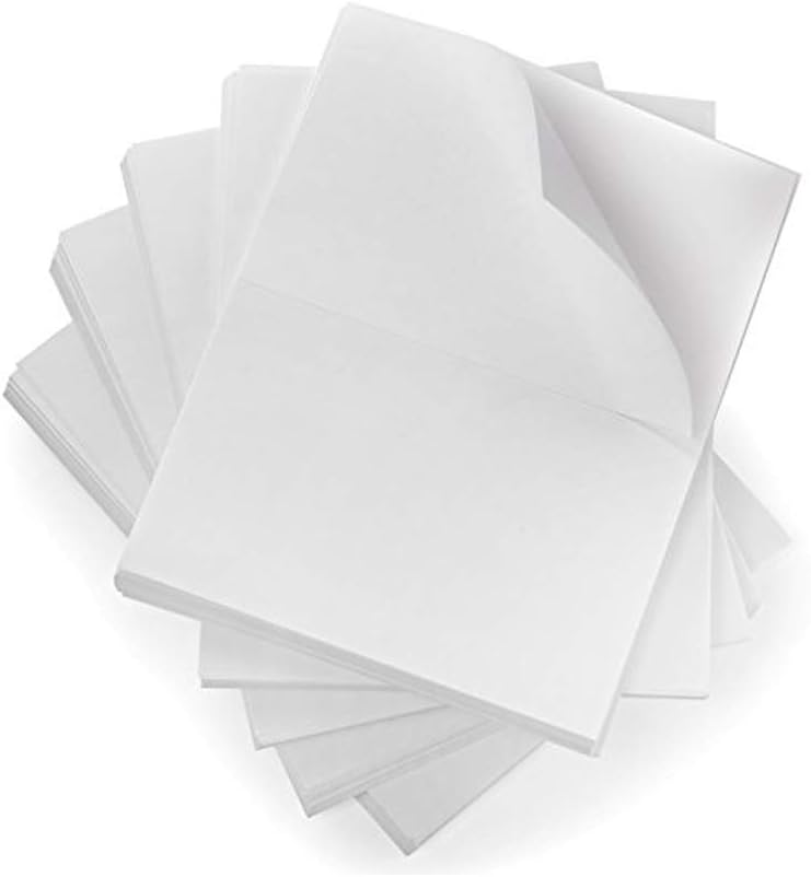 8.5" x 5.5" Half Sheet Self Adhesive Shipping Labels for Laser or Inkjet Printer (500 Labels)