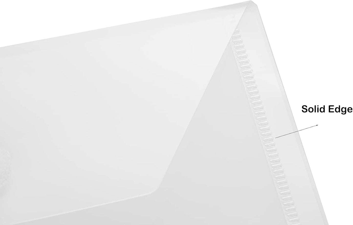 4x6 Plastic Envelopes Hook Loop Closure Coupon Receipt Storage Holder 10 Pack (10 Pack)