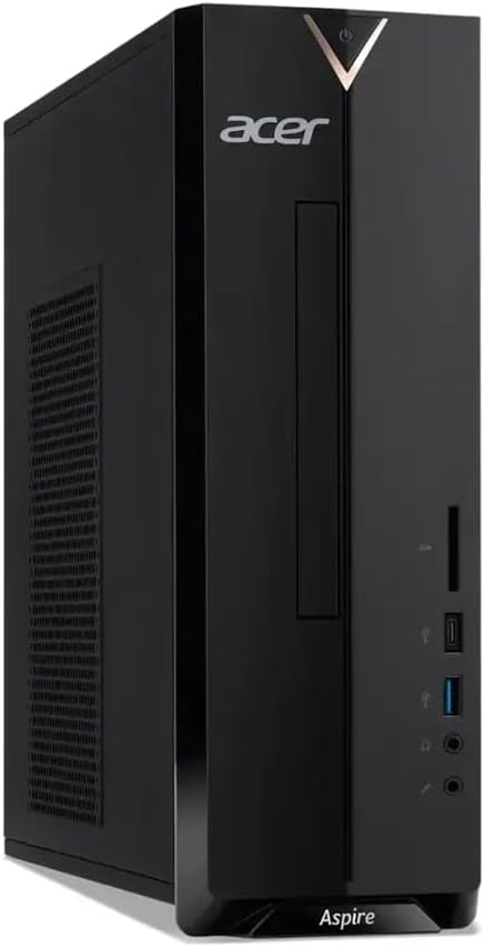 acer Aspire Desktop | 16GB RAM | 1TB Storage (512GB SSD+512GB Docking Station Set | Windows 11 Pro with Microsoft Office Trial | Dual-Core Intel Celeron | Keyboard & Mouse | Wi-Fi | Black