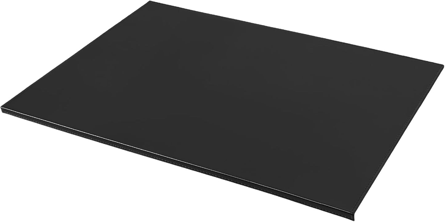 AKOZLIN 35.4"x22.8" Soft PU Leather Surface Office Desk Mouse Mat Pad with Full Grip Fixation Lip Table Blotter Edge-Locked Protector
