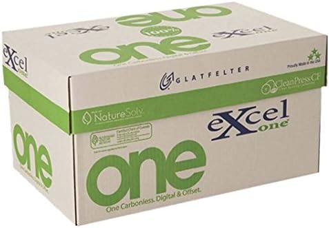 8.5 x 11 Excel One Carbonless Paper, 3 part Reverse (Bright White/Canary/Pink), 10 REAMS