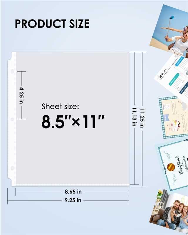 KTRIO Non Glare Sheet Protectors - Image 7