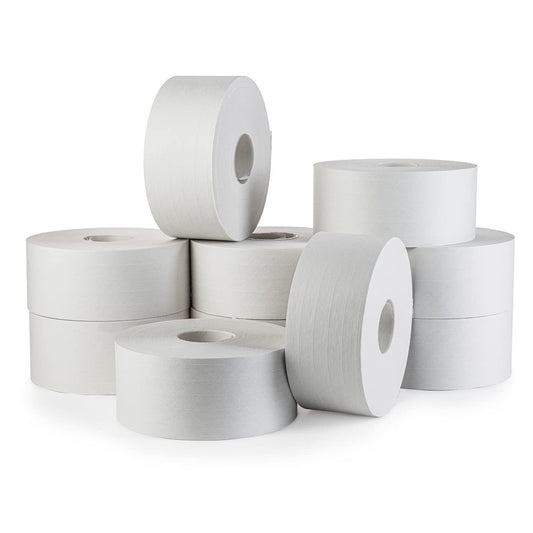 IDL Packaging 3" x 375 feet Reinforced Water-Activated Kraft Gummed Tape 70lb Thickness (Pack of 10) - Secure Paper Packing Tape for Secure Carton Sealing - Heavy-Duty for All Conditions, Brown