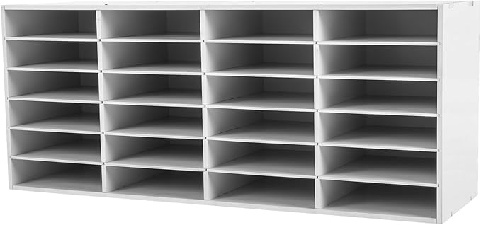 Mailbox for Classroom 24 Slots, Mail Sorter, Paper Organizer Storage, Mail by MhdunueSK