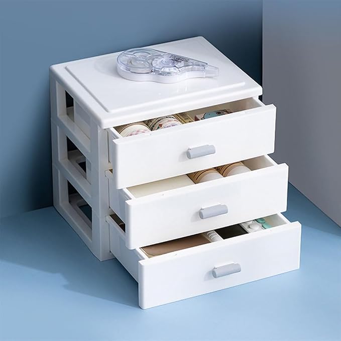 Stackable Desk Organizer, Countertop Storage Drawer Organizer - Image 4
