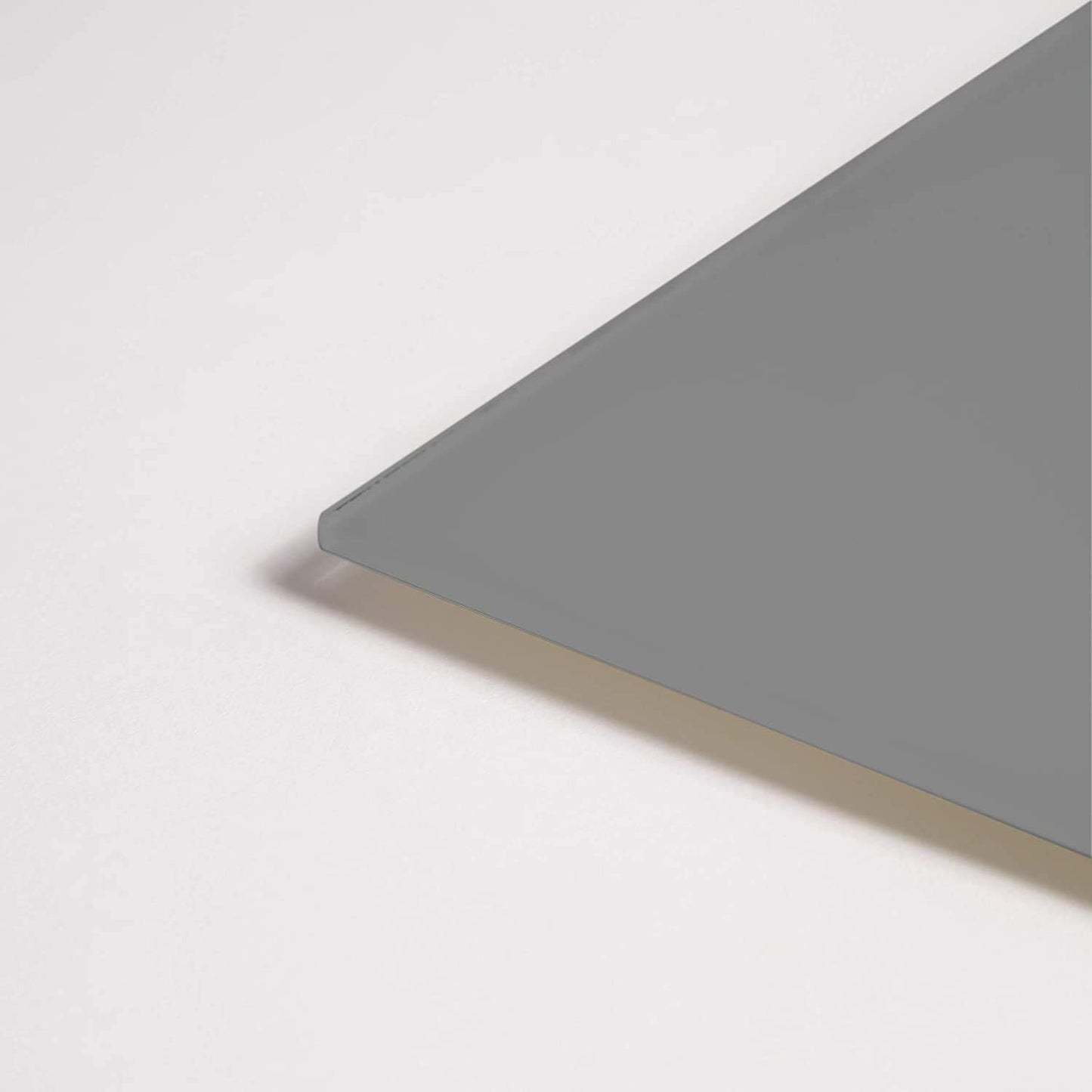 U Brands Glass Dry Erase Board, 36" x 48", 4'x'3', Gray Surface, Frameless, Includes Marker