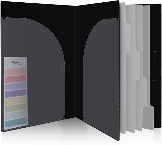 SKYDUE Accordion File Organizer, 5 Pocket Expanding File Folders by SKYDUE