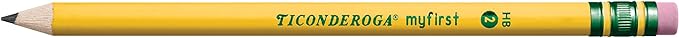 Ticonderoga My First Wood-Cased Pencils, Pre-Sharpened, 2 HB - Image 3