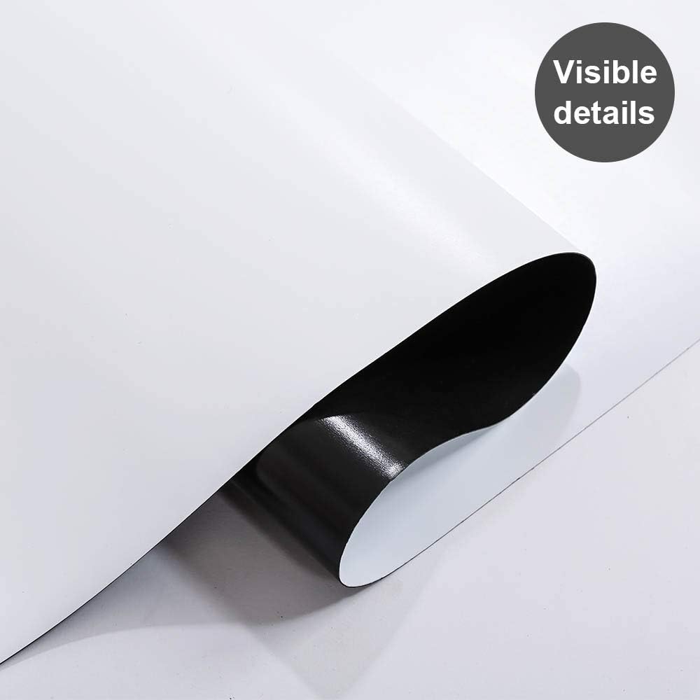 Magnetic Whiteboard Contact Paper for Wall 94 x 48 inches, Magnetic Dry Erase White Board Sticker with Non-Adhesive Backing for Office Home School