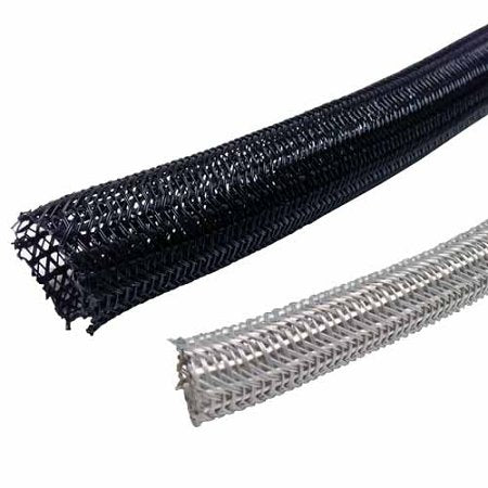 Electriduct 1/4" Hook Self Closing Sleeve Braid Wrap Around Sleeving Flame - Image 3