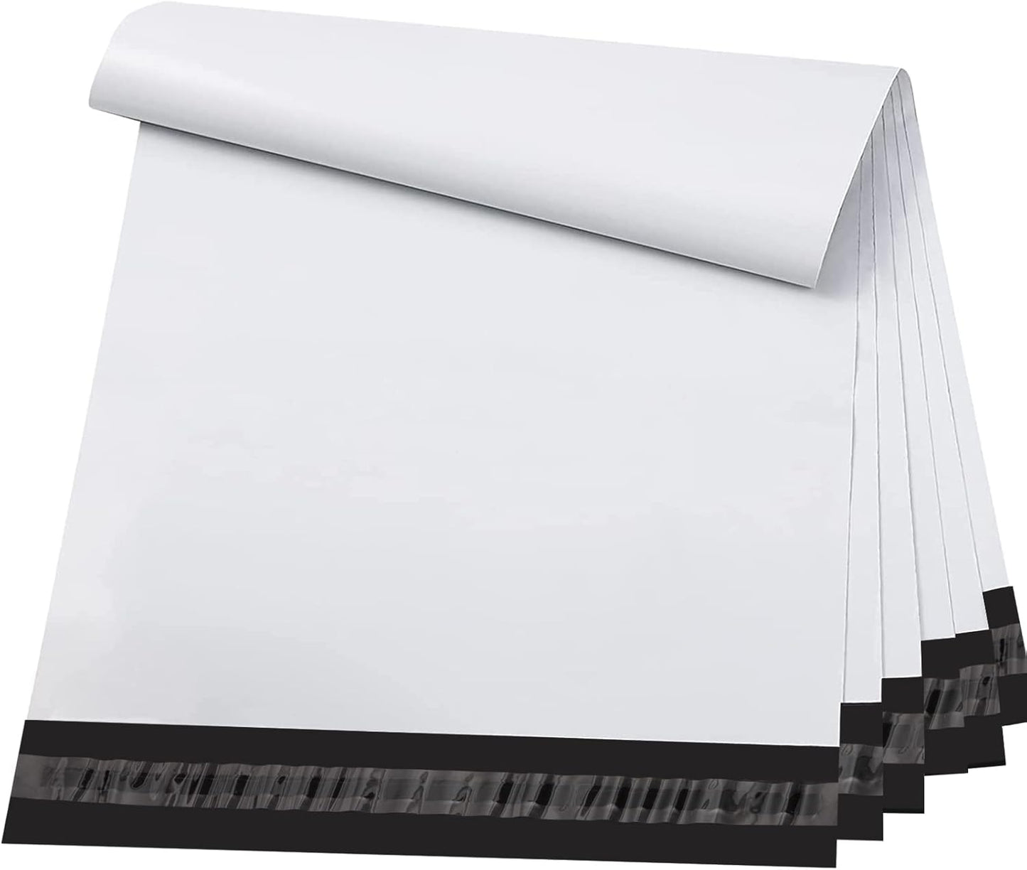 Metronic Poly Mailers 9x12 200 Pack, Strong Adhesive Shipping Bags for Clothing, Waterproof and Tear-Proof Shipping Envelopes, Small Mailers Poly Bags Packaging Bags in White