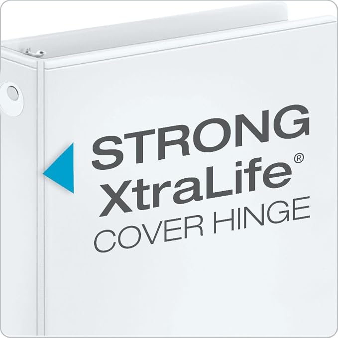 Cardinal Economy 3-Ring Binders, Round Rings, Holds 625 Sheets, Carton of 12 - Image 3