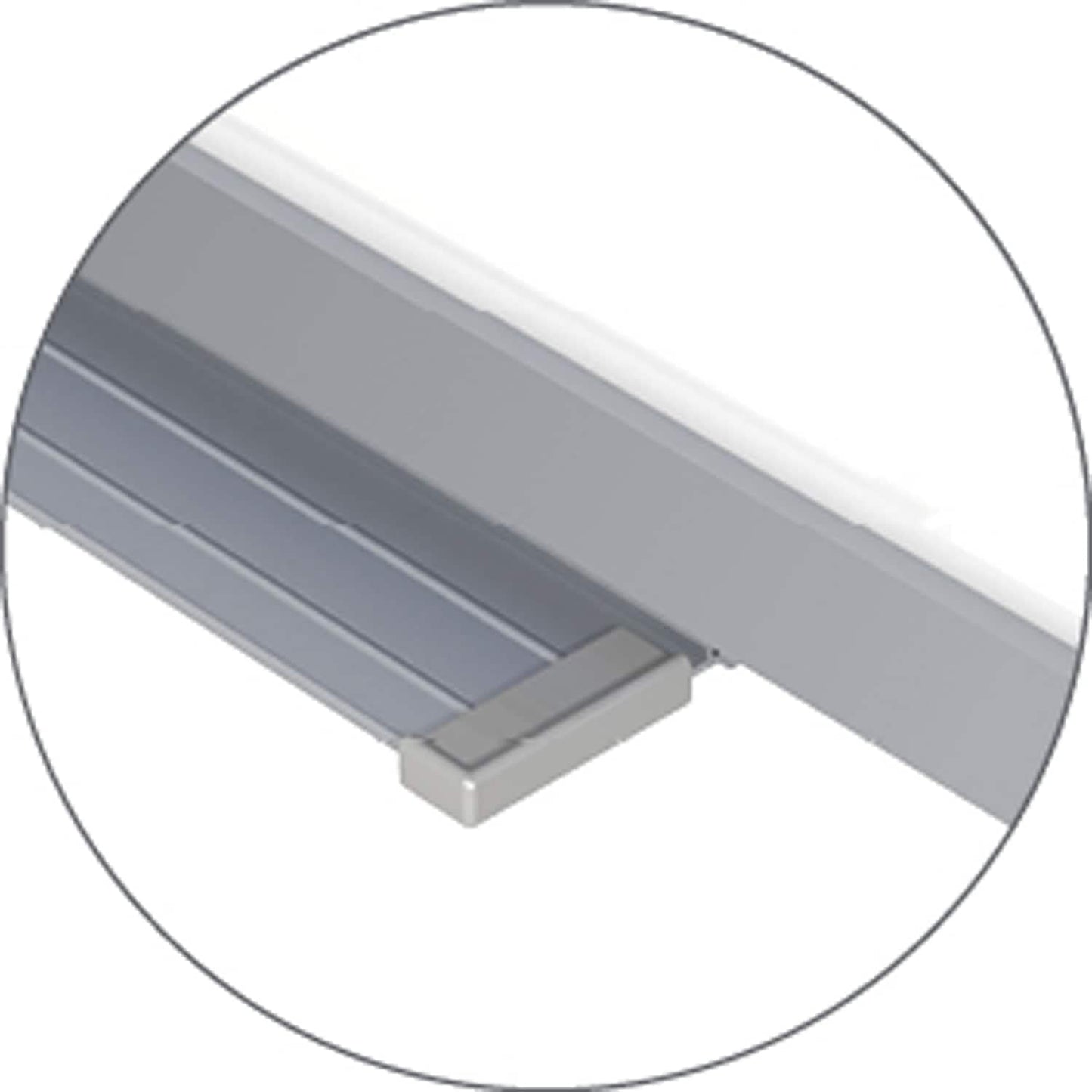 Ghent Grid 2'x3' Magnetic Whiteboard, Aluminum Frame, 2" Grid Squares (GRPM322G-23)