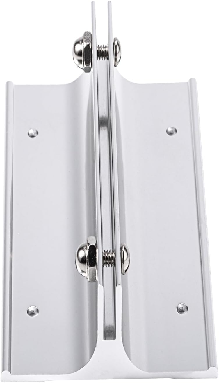 10 Pack 6" Length Aluminum Corridor Sign Holder, 1/8" Substrate, Corridor Mount, Minimalist Design for Versatile Signage
