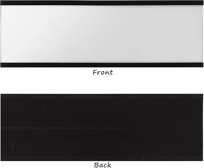 Realth C Channel Magentic Label Holders 50 Pack 0.5" x 2" | Magnetic Name Tags - Image 5