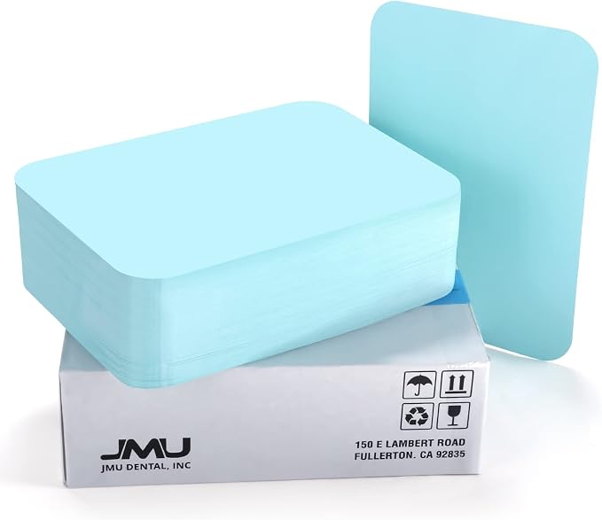 JMU Dental Tray Paper Liners Disposable Medical Tray Covers Liner Blue | - Image 8